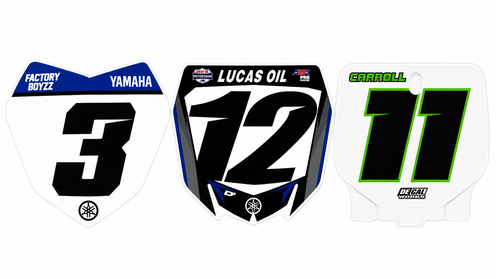 20 Pack: Custom Mini Number Plate Stickers