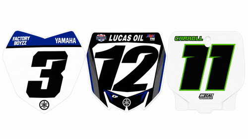 20 Pack: Mini Number Plate Stickers